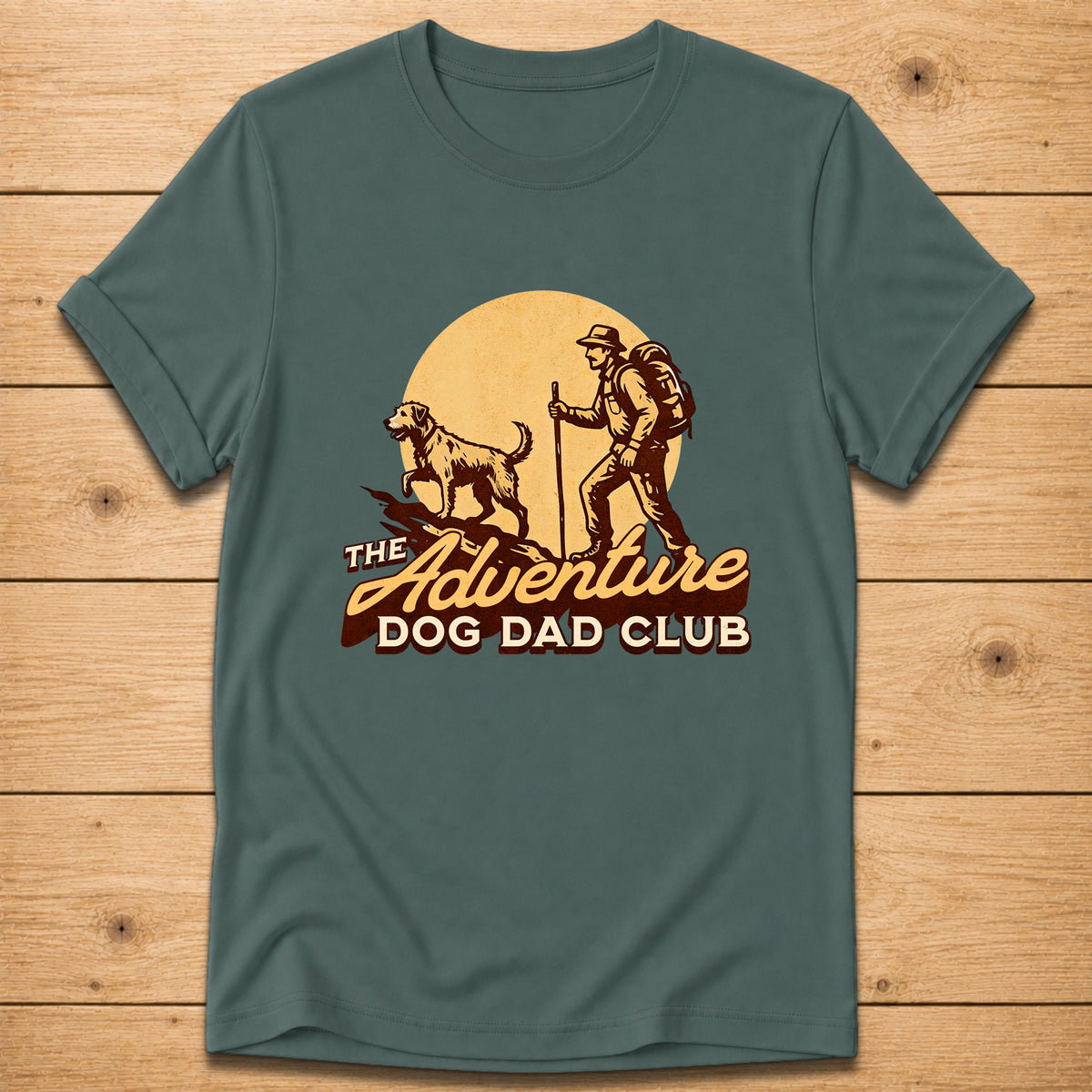 Adventure Dog Dad Club T-Shirt