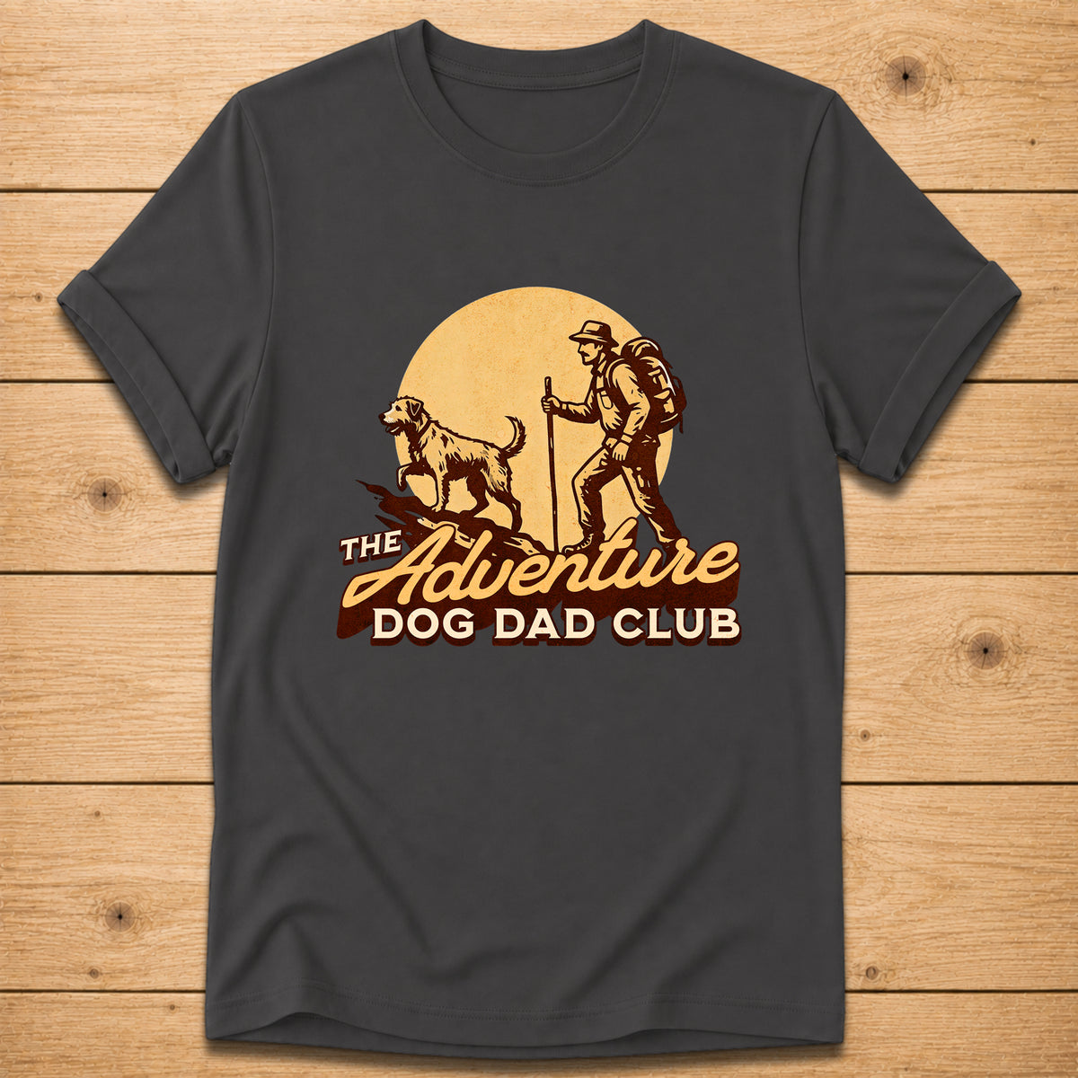 Adventure Dog Dad Club T-Shirt