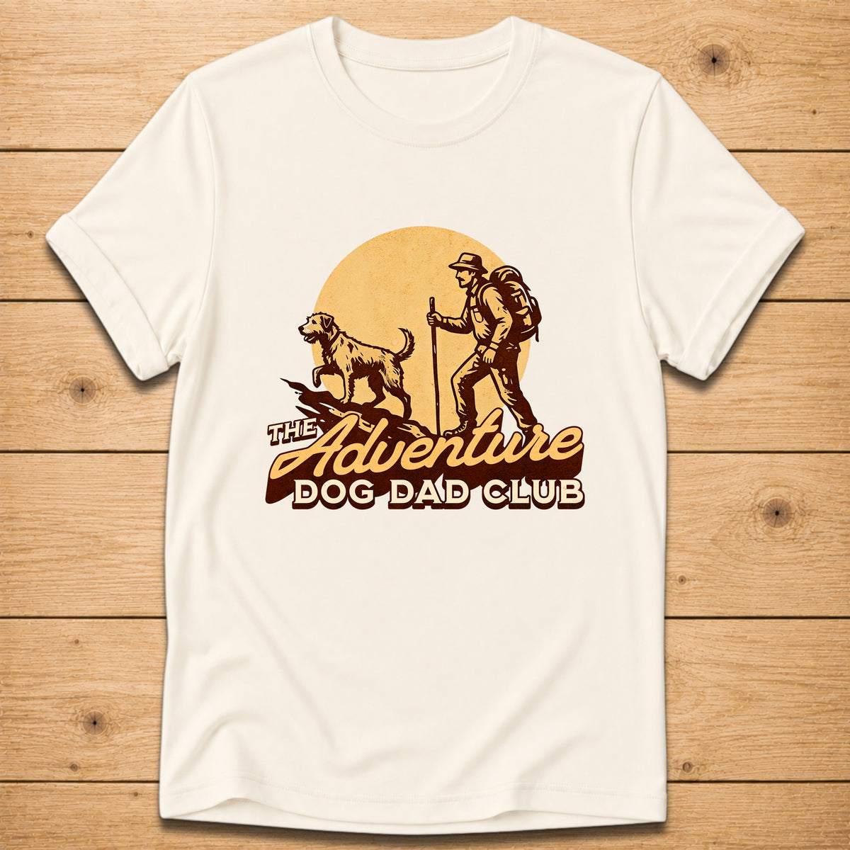 Adventure Dog Dad Club T-Shirt