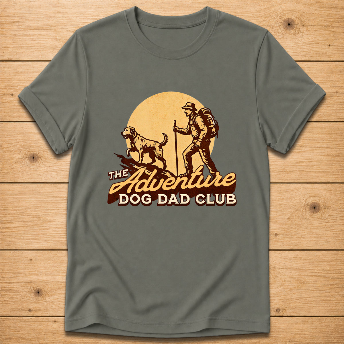 Adventure Dog Dad Club T-Shirt
