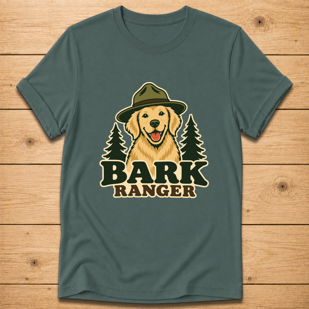 Bark Ranger Golden Retriever T-Shirt