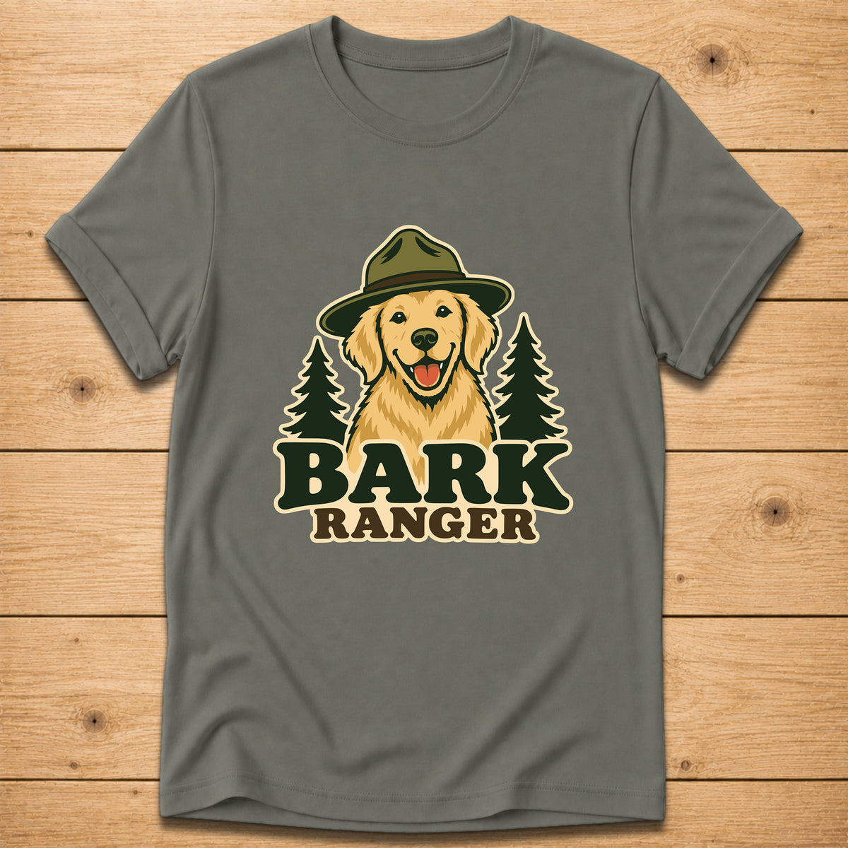 Bark Ranger Golden Retriever T-Shirt
