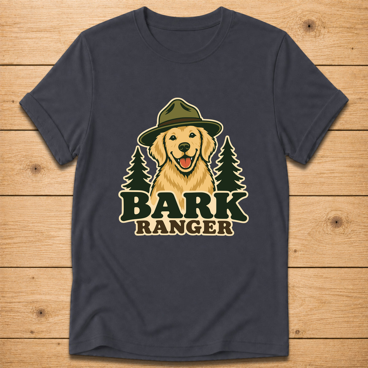 Bark Ranger Golden Retriever T-Shirt