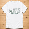 Hound + Camper Hiking Dog T-Shirt