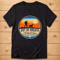 Out of Breath Hiking Society T-Shirt – Funny Dog Hiking Tee