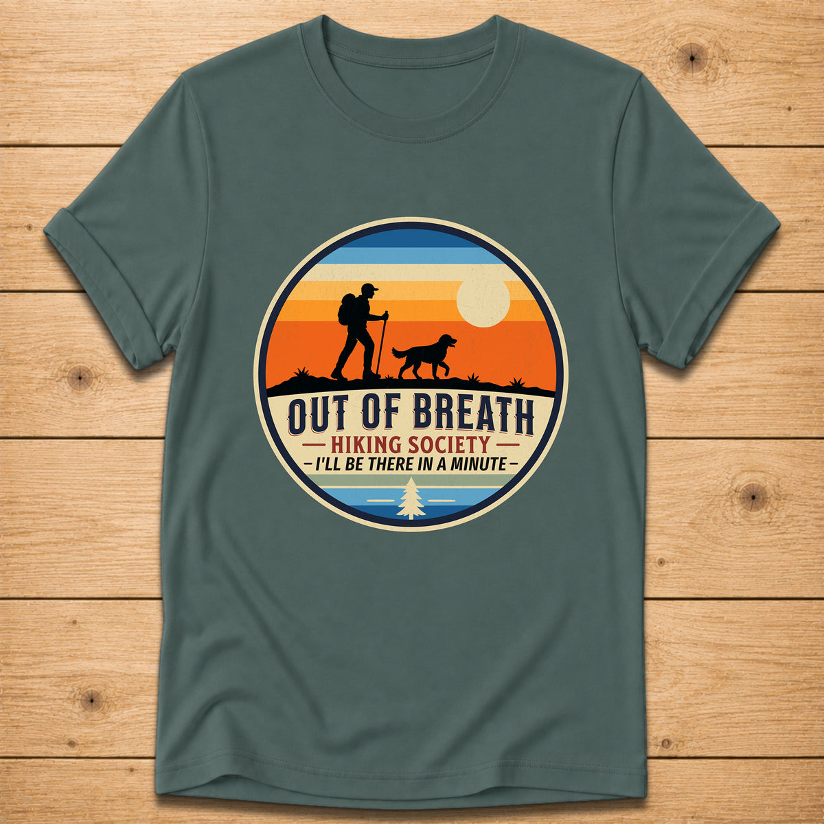 Out of Breath Hiking Society T-Shirt