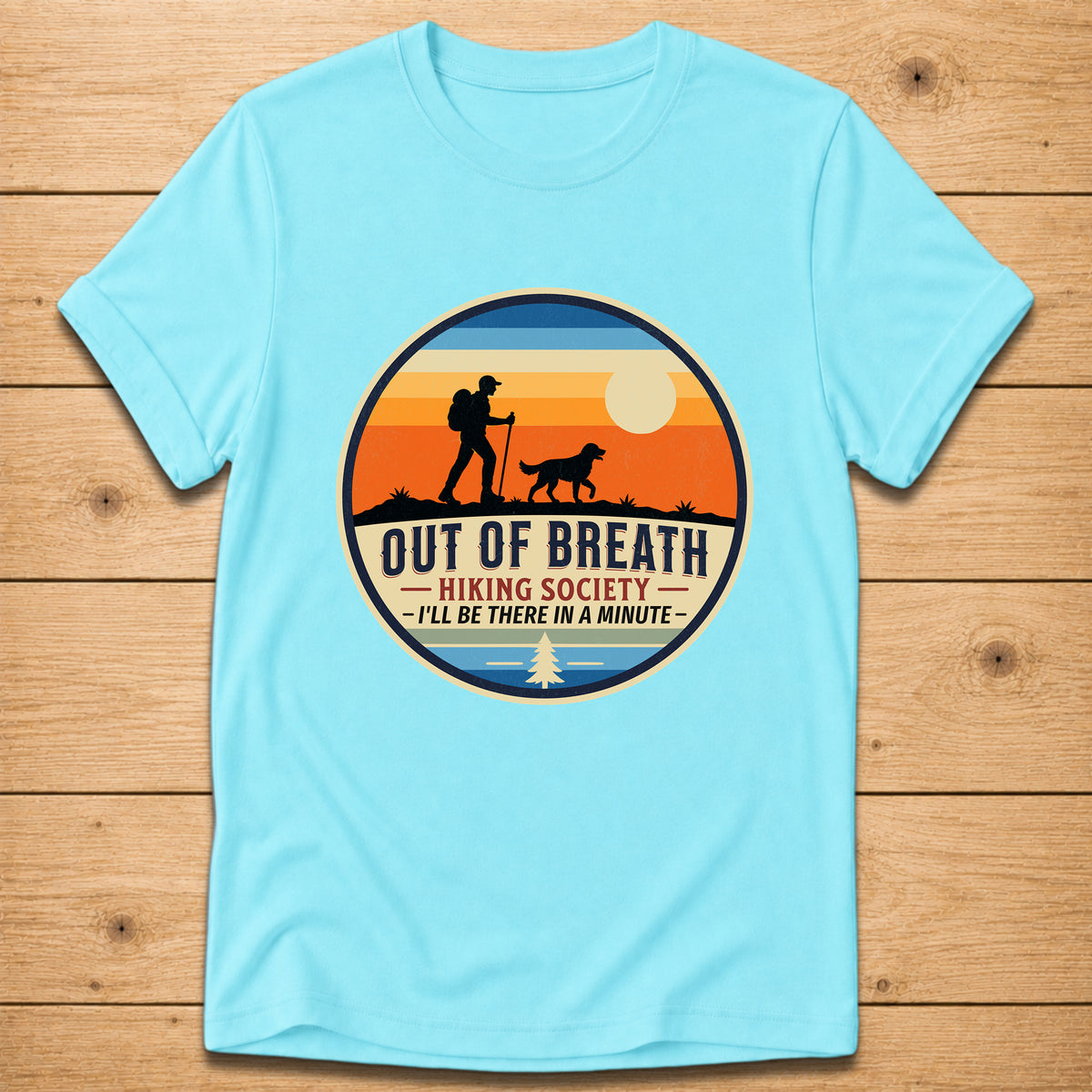 Out of Breath Hiking Society T-Shirt