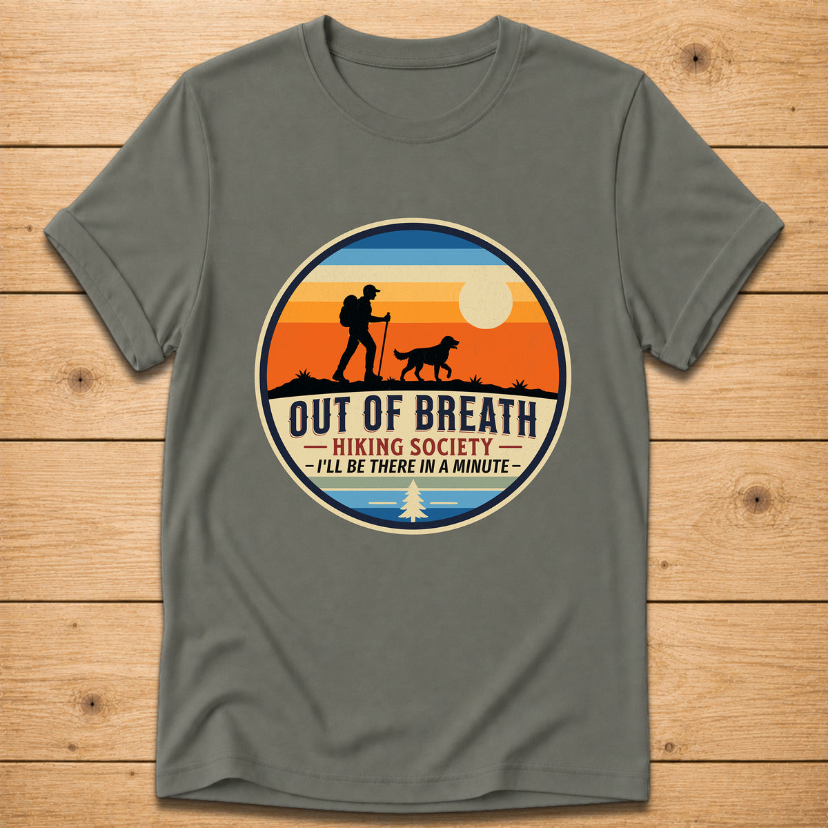 Out of Breath Hiking Society T-Shirt