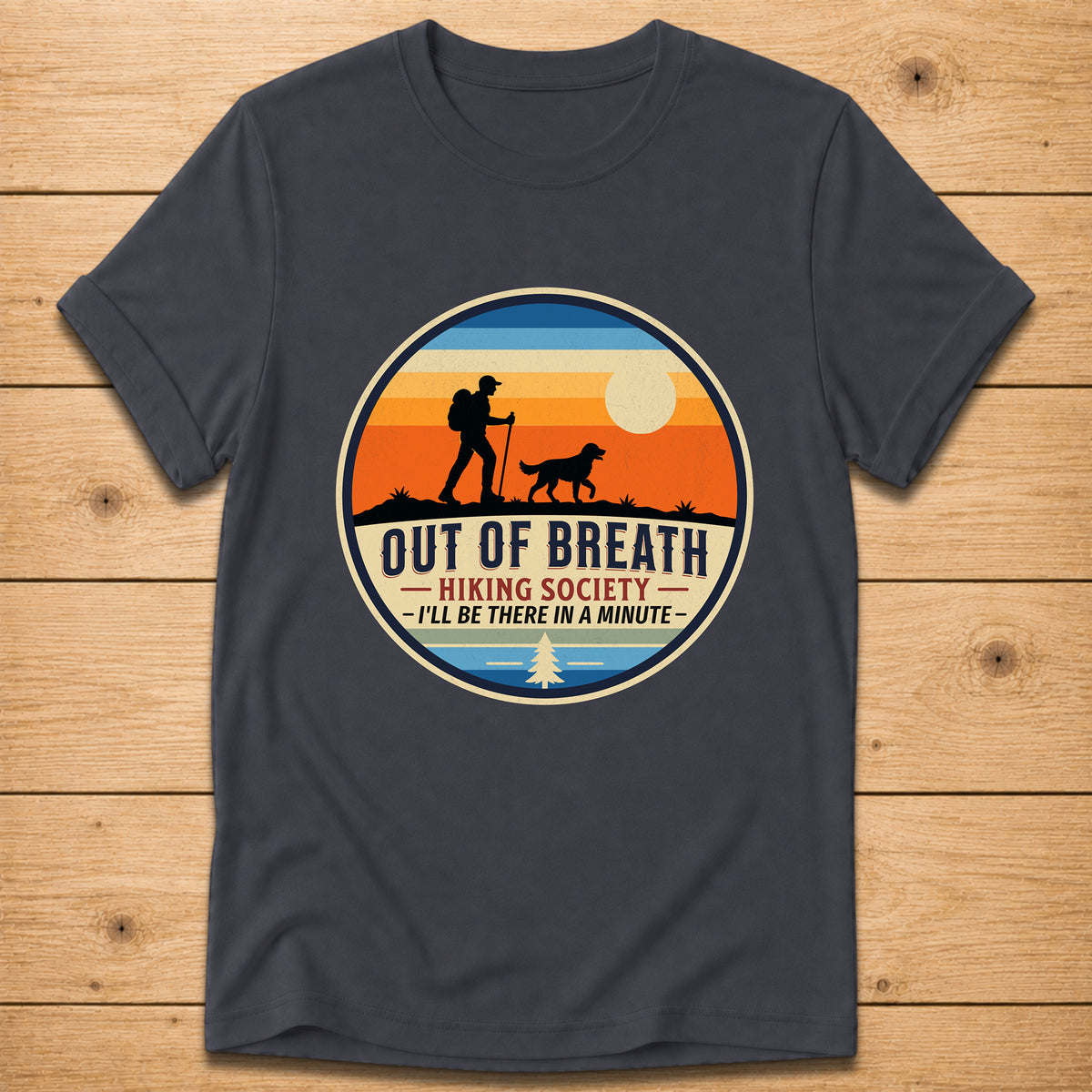 Out of Breath Hiking Society T-Shirt